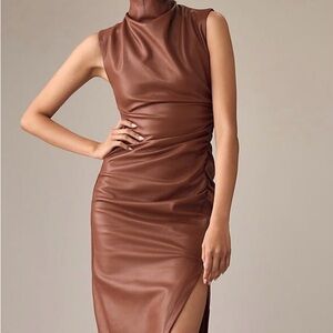 Anthropologie The Maya Rich Brown Midi Dress